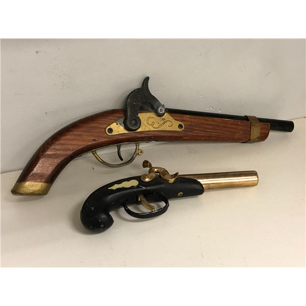 Group of 2 vintage old fashion style revolvers