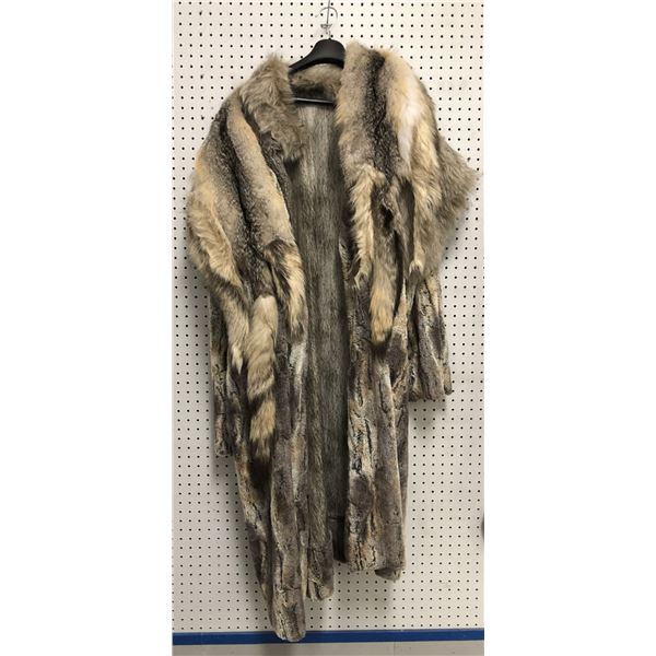"Superheroes Show" Viking fur coat