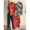 Image 2 : "Superheroes Show" #9 Hero wardrobe - includes Hawaiian holiday shirt/pair of jean/2 Hawaiian shirts