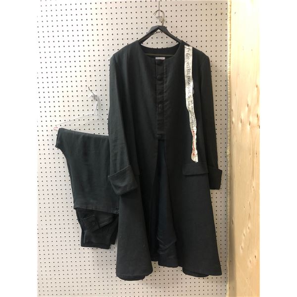 "Superhero Show" Season 4 ep 2 medieval outfit - includes black long coat and pant