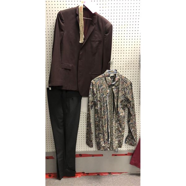 "Superhero Show" Season 5 ep 2 #55 Hero outfit - includes purple jacket/shirt/pair of grey pants