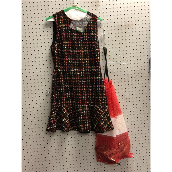"Superhero Show" Season 5 ep 14 Boss Stunt outfit - sleeveless dress/pair of heels