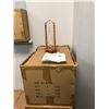 Image 3 : 1 box full of glass and wooden barometer (8 pieces)