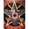Image 2 : "Motherland Fort Salem" - United States Army circular signage (approx 47 inches diameter)
