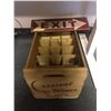 Image 1 : Wooden wine case Crescent Wines w/"Exit" signage (3 pieces)