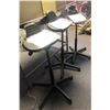 Image 1 : "Snowpiercer" set dec items - group of 3 black high chairs