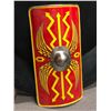 Image 1 : "Superhero Show" - Roman style shield - metal crafted (approx. 35" x 18")