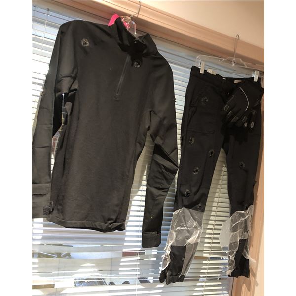 "Superhero Show" Season 7 ep. 708 Robo hero outfit - includes a black sweat/pair of gloves/pant