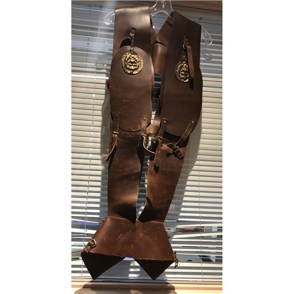 "Superhero Show" - Medieval prop leather armor
