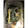 Image 2 : "Superhero Show" - Large group of assorted set dec toys includes tanks/military rocket etc.