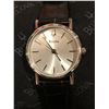 Image 1 : New Bulova lady's wrist watch w/black leather strap (new and box)