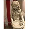 Image 1 : "Snowpiercer" - Ceramic small white mermaid sculpture (approx 16" x 14" x 11")
