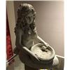 Image 3 : "Snowpiercer" - Ceramic small white mermaid sculpture (approx 16" x 14" x 11")