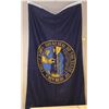 Image 1 : "Motherland Fort Salem" - Great Seal of the State of Nebraska flag (approx 33" x 58 1/2")