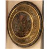 Image 2 : "Motherland For Salem" - Circular war metal shield on wooden plaque (approx 28" diameter)
