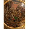 Image 3 : "Motherland For Salem" - Circular war metal shield on wooden plaque (approx 28" diameter)