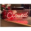 Image 1 : Closed hanging neon sign (good working order)