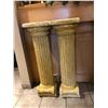 Image 2 : "Motherland Fort Salem" - Pair of Roman column pillars (approx 36" x 10 1/2")