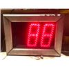Image 2 : Framed light-up numbers sign