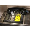 Image 3 : Group of assorted vintage phones and office stationery - includes payphone and 2 electric phones etc
