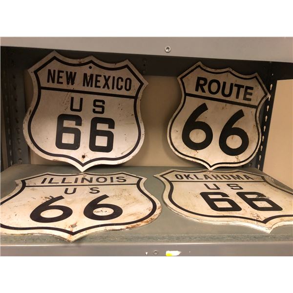 Group of 6 US street signs from set dec