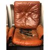 Image 3 : Set of 4 broken down designer leather chairs