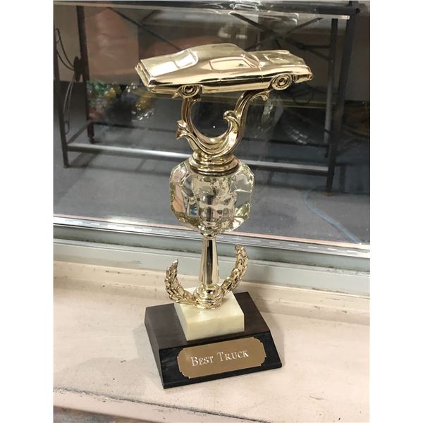 Best Truck award trophy