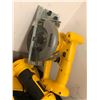 Image 2 : Group of assorted DeWalt power tools - includes flashlight/trim saw/drill etc.