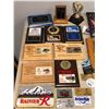 Image 2 : Large group of car club and sporting collectible - includes Ford awards/collectible cards club/guita