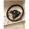 Image 1 : Vintage BMW car wooden sterling wheel