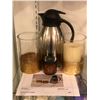 Image 1 : "Snowpiercer" 1st Class Dining contents - includes 2 glass vases and 1 thermal jug etc.