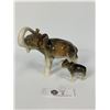 Image 1 : Lot of 2 Royal Dux Elephants in Great Condition.