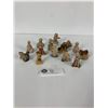 Image 1 : Nice Lot of Vintage Small Wade Figurines. Made Exclusively for Red Rose Tea in Canada. 1960's-70's
