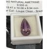 Image 2 : Big Natural Ametrine 9.555ct 19.41 x 10.08 x8.94 mm Pear Cut Loupe Clean- Brazil- Untreated