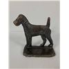 Image 2 : Antique Cast Airedale Terrier Bookends