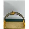 Image 3 : Vintage Stone and Brass Desk Accessory with Globe