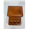 Image 2 : Vintage Leather Humidor & Pipe Stand with Pipes- Made in Italy for BIRKS