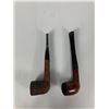 Image 8 : Vintage Leather Humidor & Pipe Stand with Pipes- Made in Italy for BIRKS