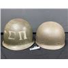 Image 1 : Vintage Metal Military Army Helmet with Liner
