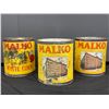 Image 1 : Vintage Malko Brand Fruit Malkin Co. Vancouver tin Cans