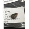 Image 2 : Black Opal 2.57 ct 12.51 x 8.86 x 5.35mm Oval Cabochon Play of Colour Ethiopia