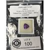 Image 1 : Dark Amethyst 3.66 ct 10.24 x 10.13 x 6.02mm Trilliant Cut Loupe Clean Africa Untreated