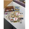 Image 1 : Miscellaneous Lot of Yukon and Northwest Territories Pins, Bottle Caps, Buttons Tokens Etc