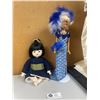 Image 2 : Lot of 3 Dolls. Barbie and 2 Japanese Dolls