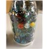 Image 3 : 2 Jars Filled with Marbles