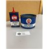 Image 1 : 2 Vintage RPM Tins. 1 Handy Oiler and 1 a 1Lb Wheel Bearling Grease Tin
