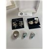 Image 1 : Lot of Sterling Silver Jewelry Earrings Etc