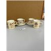 Image 1 : Vintage Café Lot Frys Hot Chocolate Cup and Saucers and Langus Beef in Mug Mugs