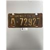 Image 1 : Vintage Washington 1937 Licence Plate
