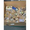 Image 1 : Tray Lot of Pins Patches, Key Chains etc